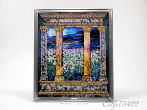 Field of Lilies window ルイス C ティファニー Louis Comfort Tiffany ステンドグラス グラスマスターズ 複製品 米国製 非常に希少 