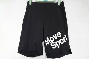 DESCENTE/デサント/Move Sport/ショートパンツ/DMMQJD83/速乾性素材/ひざ上丈/スポーツ/黒/ブラック/Sサイズ(5/13R)