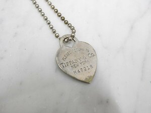 〇 Tiffany&Co. ティファニー SV925 リターントゥハートネックレス　〇中古〇