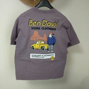 ベンデイビス BEN DAVISバックプリントTシャツ