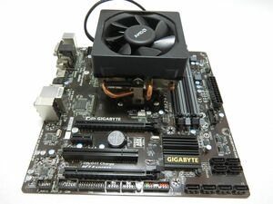 GIGABYTE マザーボード AMD FM2+ microATX GA-F2A88XM-D3H / CPU AMD A10-7800 セット 正常動作保証／YJ240527018