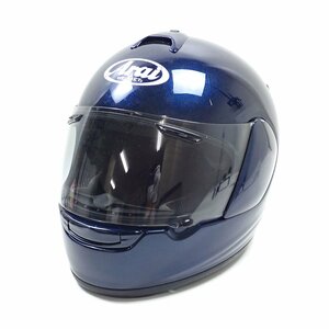 【中古】アライ Arai ヘルメット VECTOR SNELL 59.60 ブルー 青 フルフェイス