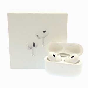 【中古】 アップル Apple AirPods Pro 第2世代 MTJV3J/A イヤホン イヤフォン ホワイト 白 エアーポッズ エアポッズ