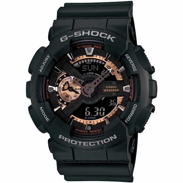 【美品】G-SHOCK Gショック BIG CASE ビッグケース ローズゴールド GA-110RG-1AJF