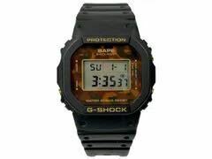 【電池交換済】G-SHOCK×A BATHING APE Gショック×アベイシングエイプ 2000本限定 シリアルNo.0158 DW-5600VT