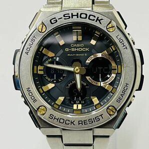 【美品】G-SHOCK Gショック G-STEEL Gスチール 電波ソーラー GST-W110D-1A9JFの画像2