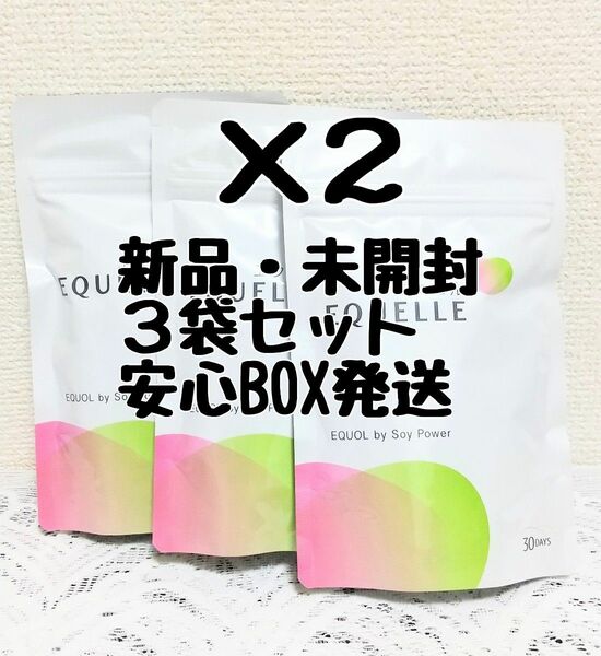 【新品・BOX発送】大塚製薬 エクエル 6袋セット