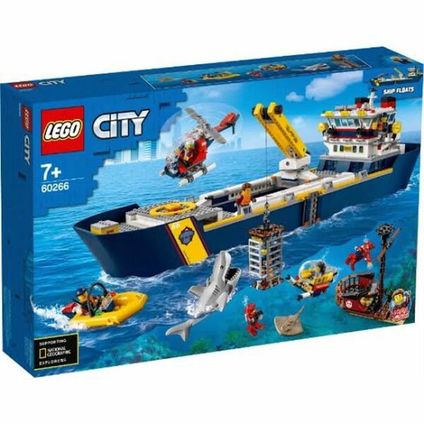 【新品未開封】レゴ (LEGO) シティ 海の探検隊 海底探査船 60266