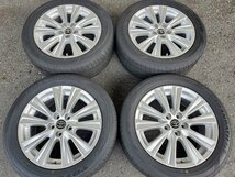 235/50R18インチ 美品 7.5J +45 2023年超山国産トランパス LU2 付 トヨタ純正 RAV4 アルファード ハイブリッド ヴェルファイア 30系純正_画像2