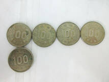 A671【100円 銀貨】稲 硬貨 コイン★昭和40年 1965年★百円★13枚セット★1300円分★旧貨★中古★_画像5