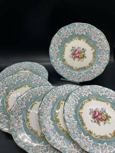 ロイヤルアルバート 小皿 6枚セット 花柄 ROYAL ALBERT enchantment 