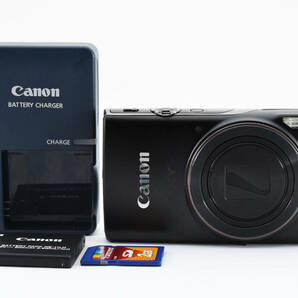 ★動作品 美品★ Canon Ixy 650 ブラック バッテリ チャージャ SDカード付の画像1