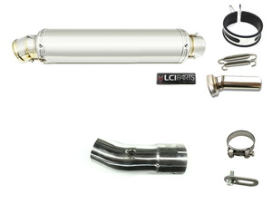 カワサキ ZX-4R SE ZX-4RR 2024- LCIPARTS LCI ラウンドステンレス スリップオン マフラー