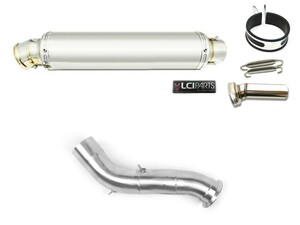 KTM DUKE 790 2018-2022 LCIPARTS LCI ラウンドステンレス スリップオン マフラー