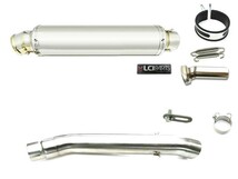 スズキ GSX1400 2005-2010 LCIPARTS LCI ラウンドステンレス スリップオン マフラー_画像1