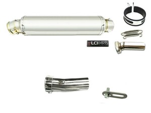 モトグッチ グリーソ８Ｖ GRISO LCIPARTS LCI ラウンドステンレス スリップオン マフラー