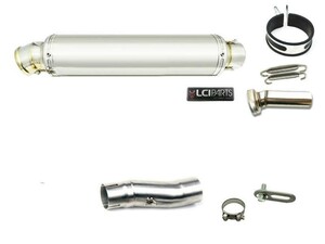 ホンダ インテグラ 2012-2016 LCIPARTS LCI ラウンドステンレス スリップオン マフラー