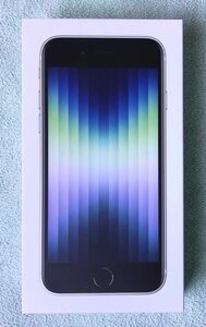 新品未開封 iPhone se3 128gb スターライト