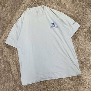 VINTAGE ヴィンテージ IBEROSTAR 企業系 Tシャツ 半袖カットソー サイズXL ブルー 青 メンズ トップス 最落なし （L19）