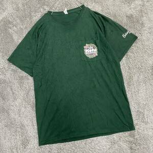 JERZEES ジャージーズ Tシャツ 半袖カットソー サイズL グリーン 緑 メンズ トップス 最落なし （L19）