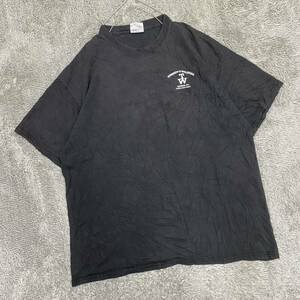 US古着 PORT&COMPANY ポートアンドカンパニー Tシャツ 半袖カットソー サイズXL ブラック 黒 メンズ トップス 最落なし （M19）