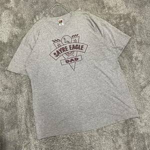 FRUIT OF THE LOOM フルーツオブザルーム Tシャツ 半袖カットソー サイズXXL グレー 灰色 メンズ トップス 最落なし （M19）
