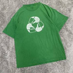 US古着 VINTAGE ヴィンテージ artisans Tシャツ 半袖カットソー サイズXL グリーン 緑 メンズ トップス 最落なし （O19）