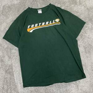 US古着 VINTAGE ヴィンテージ AMERICAN OUTDOORS Tシャツ 半袖カットソー サイズXL グリーン 緑 メンズ トップス 最落なし （O19）