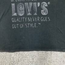 Levi's リーバイス RedTab レッドタブ Tシャツ 半袖カットソー サイズL ブラック 黒 メンズ トップス 最落なし （S19）_画像4