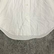 Maker's Shirt Kamakura 鎌倉シャツ ボタンダウン 長袖シャツ サイズ16 ホワイト 白 オフィスカジュアル メンズ トップス 最落なし （T19）_画像4