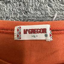 McGREGOR マックレガー Tシャツ 半袖カットソー サイズL オレンジ レディース トップス 最落なし （U19）_画像6