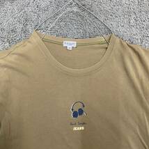 Paul Smith ポールスミス Tシャツ 半袖カットソー サイズM ブラウン 茶色 メンズ トップス 最落なし （U19）_画像3