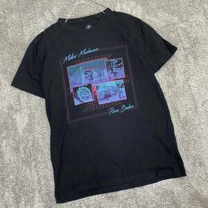 VINTAGE ヴィンテージ HOUSE of SHROOM Tシャツ 半袖カットソー サイズS ブラック 黒 メンズ トップス 最落なし （U19）