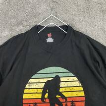 Hanes ヘインズ Tシャツ 半袖カットソー サイズ3XL ブラック 黒 メンズ トップス 最落なし （V19）_画像3