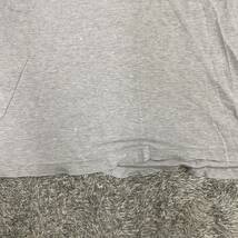 Hanes ヘインズ Tシャツ 半袖カットソー シングルステッチ 90s サイズM グレー 灰色 メンズ トップス 最落なし （V19）_画像4