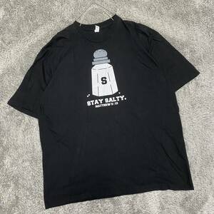 ALSTYLE APPAREL&ACTIVEWEAR アルスタイルアパレルアクティブウェア Tシャツ 半袖カットソー サイズXL ブラック 黒 メンズ 最落なし （W19