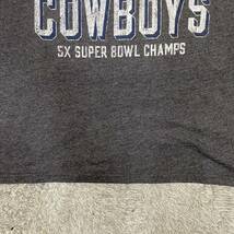 US古着 VINTAGE ヴィンテージ COWBOYS Tシャツ 半袖カットソー サイズ2XL グレー 灰色 メンズ トップス 最落なし （W19）_画像4