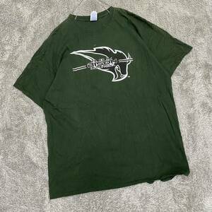 US古着 GILDAN ギルダン Tシャツ 半袖カットソー サイズXL グリーン 緑 メンズ トップス 最落なし （W19）