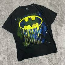 BATMAN バットマン ムービーTシャツ Tシャツ 半袖カットソー サイズL ブラック 黒 メンズ トップス 最落なし （W19）_画像1