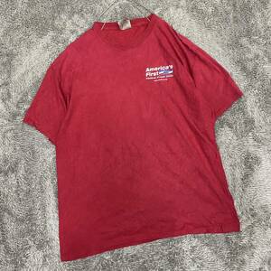 US古着 Hanes ヘインズ Tシャツ 半袖カットソー サイズXL レッド 赤 メンズ トップス 最落なし （B20）