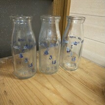 送料無料　ガラス瓶 当時物 瓶 空瓶 ミルク瓶 昭和レトロ レトロ　レア　昭和　牛乳瓶　空き瓶　_画像1