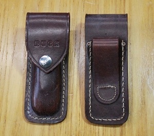 BUCK No.112 Knife Case Brown Col.