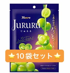 じゅるる　シャインマスカット　ボンボン　10袋セット　賞味期限2024.12