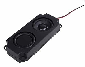 ミニスピーカー 1個 ユニット 4Ω5W 小型 薄型 パッシブ スピーカー ダブル ダイヤフラム フルレンジ 広音域 テレビ