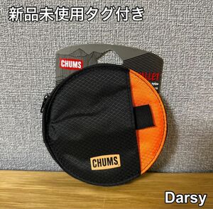 【新品未使用】CHUMS(チャムス)ペニーウォレット ブラック×オレンジ