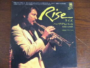 ハーブ・アルパート「ライズ」HERB ALPERT / Rise AMP-1049 7INCHI