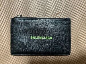 国内正規品 BALENCIAGA CASH WALLET 黒 バレンシアガ フラグメントケース 小銭入れ 財布 本物