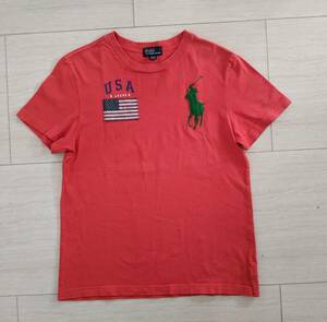  Polo Ralph Lauren big po knee short sleeves T-shirt size 150