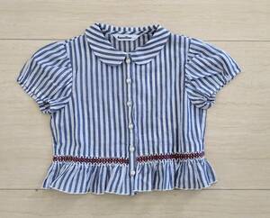  have on little Familia refreshing . stripe short sleeves tops size 110