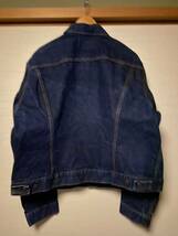 超BIG 50 1wash Levi's 70505 布ケアタグ 70s リーバイス デニム ジャケット ビンテージ 506 71205 557大戦 501 XX 507 BIGE 60s 66前期50s_画像3